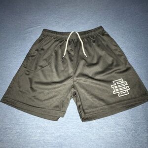 Eric Emanuel Black Athletic Shorts with Classic Design